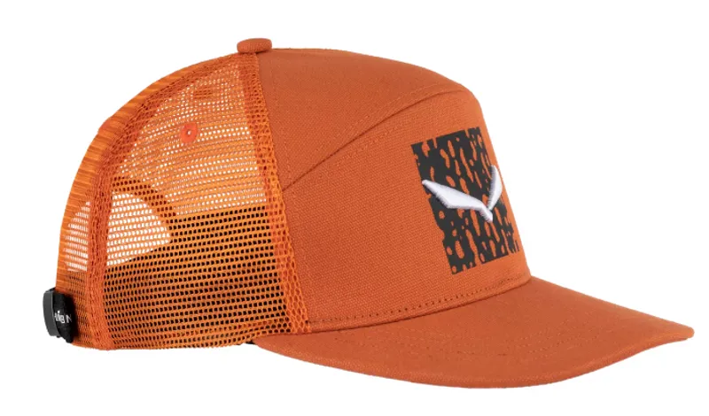Salewa Adult Pure Sal. Logo Cap in Orange Autumnal